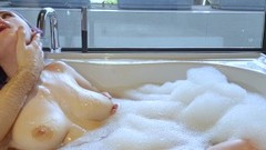 bathing video: Hot girl getting fucked in bath - Romantic sex