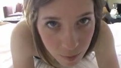 girlfriend video: Brunette GF fucked on vacation