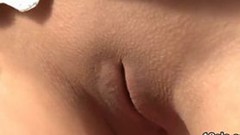 slim video: Elegant nympho is opening up slim crack in closeup and cumming