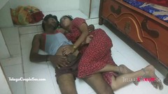 indian in homemade video: telugu village couple late night fucking with sexy desi wife
