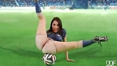 body painting video: DDF 1By-Day - Valentina Nappi - World Cup Italy