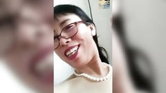 chinese video: 60 year old woman with her younger BF on livecam chat