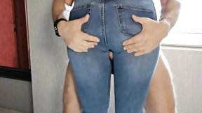 humping video: Morning dry humping and coming on my jeans WetKelly