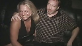 amateur in gangbang video: Joyce has just turned 40 an is freak for cock