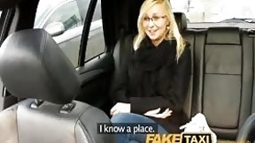 taxi video: blondie with glasses gets talked into sex sex tape