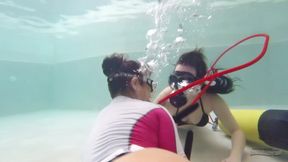 underwater video: 425 - Two Bandits in the Pool