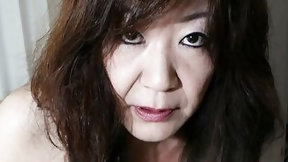 japanese pussy video: Japanese Granny shows Tits and Pussy