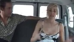 van video: hot blonde van fuck