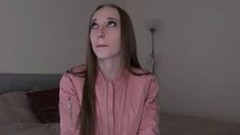 ugly video: Innocent Teen Enjoying her first Time in Porn with Ugly Owner of Apartt