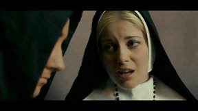 trib video: Confessions of a Sinful Nun - naturally bust babe screwed outdoors in retro movie