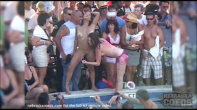 wet tshirt video: Hot Women Flashing their Tits and Pussies on the Streets of Fantasy Fest Key West