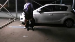 french in public video: Ma femme baisee par un inconnu en pleine nuit sur le parking d'un restaurant isole