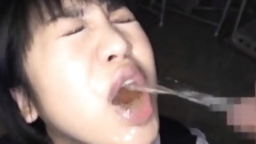 japanese pissing video: An Kosh Jav Teen Subjected To Gallons Of Piss From 10 Guys