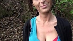 forest video: MILF fucked in the woods