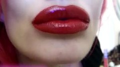 lipstick video: RED HOT LIPS with a Hot Redhead