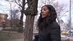 ebony teen video: GERMAN SCOUT SLIM EBONY TEEN RAE PICKUP AND FUCK FOR CASH