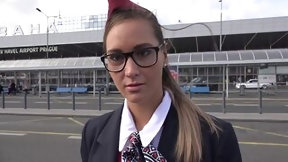 airport video: Stewardess Andrea