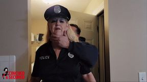 police woman video: Kristyna Dark - Cop Captured and Taped (MP4 Format)