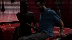 amsterdam video: Real ebony hooker bounces on cock