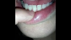 cum brushing video: Teeth Fetish Talk