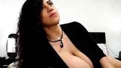 pierced nipples video: Pierced nipples toying her pussy