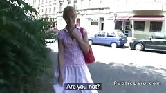 czech video: Czech amateur fucking POV in public