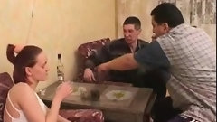 russian teen video: Russian teen group sex in shower