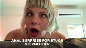 surprise video: Ass Fucking Surprise For Stuck Step Mummy : Jism in Arse