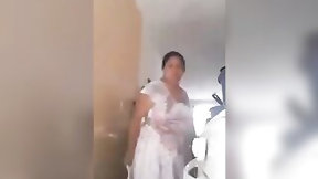 latina maid video: mommy granny  older large butt cellulite big beautiful woman