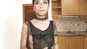 asian bdsm video: Hawt Slender Oriental Maid Knows What It Takes To Get Ahead