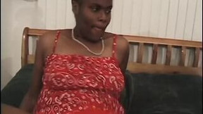 black girl video: African beauty loving her tight vagina banged! rough into the bedroom