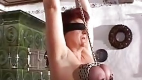 insertion video: Old mommy insane BDSM porn video