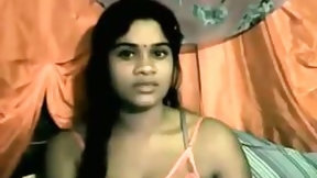 hairy indian video: Indian ugly plump bitch goes solo and fingers her meaty cunt on webcam
