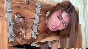 asian bondage video: Asian Hooker anal destroyed
