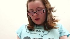masturbation solo video: Girls Out West - Hairy plumper masturbates
