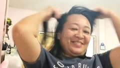 fat asian video: MOBILE FUN 18 - Thai mature watch handjob, show tits in CAM