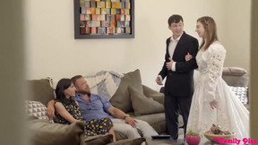 milf in threesome video: Step Sisters Proposal - 18yo teen bride tiffany watson gets ready for the wedding