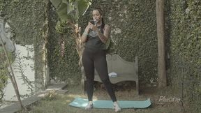 yoga instructor video: i found a yoga teacher, a wonderful black with a huge dick who fucked me before class even started. now i think i know well how
