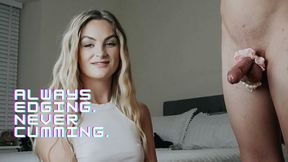 denial video: Always Edging, Never Cumming!