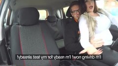 coach video: Fake Driving School busty jailbird takes instructor on a wild ride!