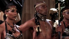 arab pornstar video: Interracial threesome in Egyptian style with jessica drake & Ana Foxxx