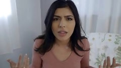 arab brunette video: My sexy Arab stepsister Audrey Royal needed my help