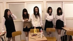 asian cosplay video: Ai Nikaidou amazing Asian teen in group cosplay sex