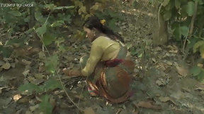 asian and indian video: Super sexy desi women fucked in forest