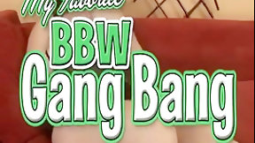 bbw in gangbang video: Hot bbw gangbang and bukkake