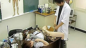 japanese doctor video: Naughty Japanese doctor gave a creampie to his patient