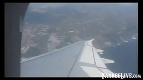 airplane video: handjob in A320 airplane