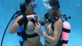 underwater video: Carissa and Marella First Dive continued