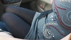 car video: Let's try Blowjob and Milking in the car? Cum on me ...