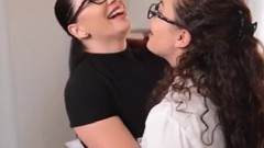 strapon lesbian video: Blasphemous nun